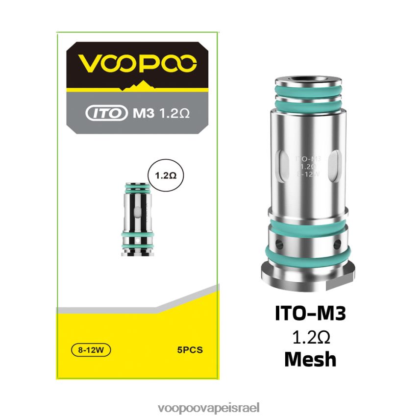 VOOPOO Vape Pen Israel - VOOPOO ITO סלילים (5 יחידות) ito-m3 882ZTZ614