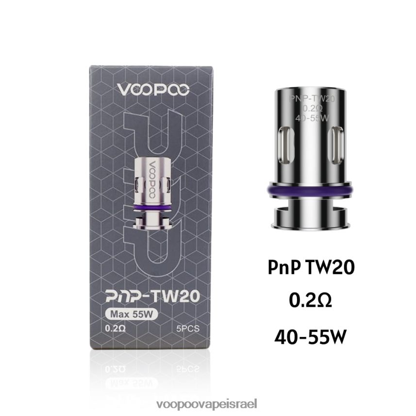 VOOPOO Vape Israel - VOOPOO PNP סלילים (5 יחידות) pnp-tw20 882ZTZ602