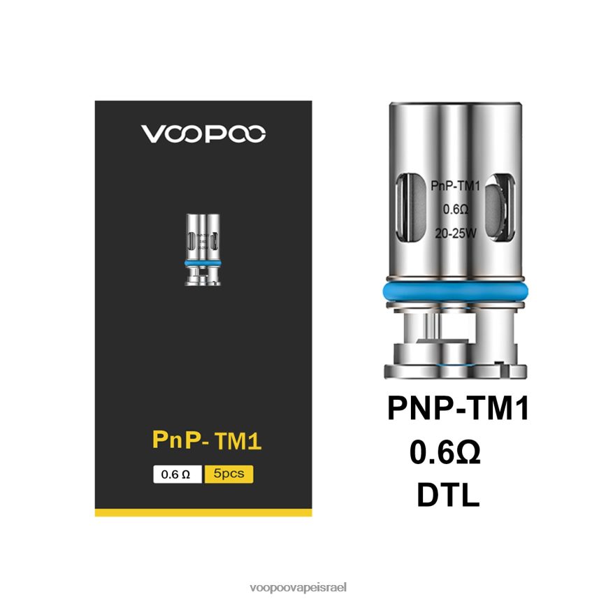 VOOPOO Vape Jerusalem - VOOPOO PNP סלילים (5 יחידות) pnp-tm1 882ZTZ593