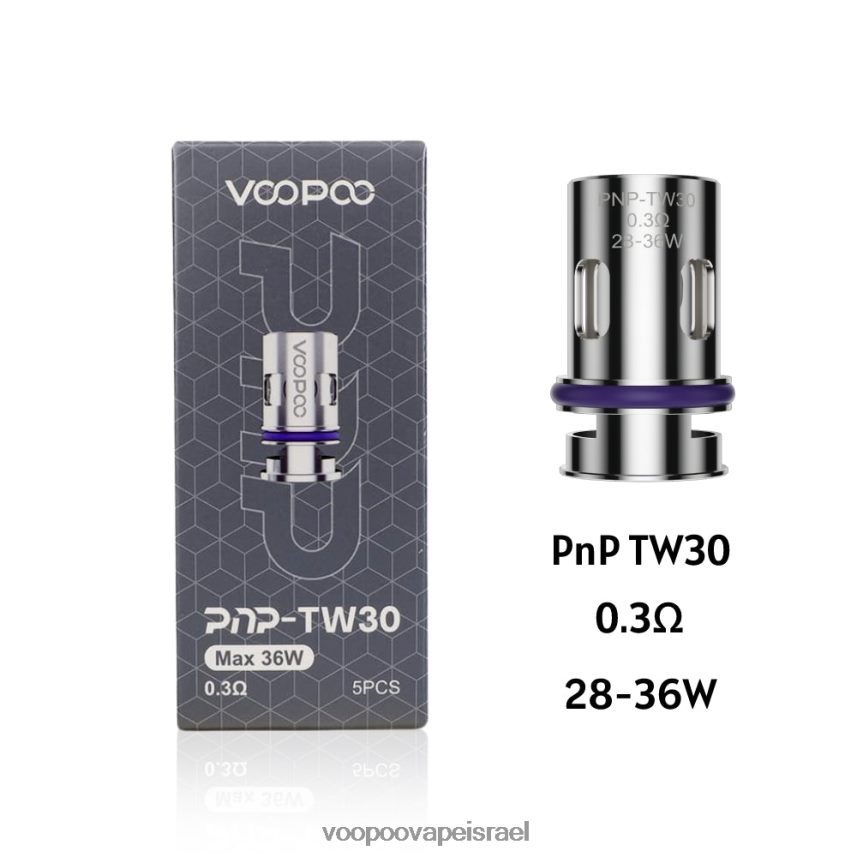 VOOPOO Vape Jerusalem - VOOPOO PNP סלילים (5 יחידות) pnp-tw30 882ZTZ603