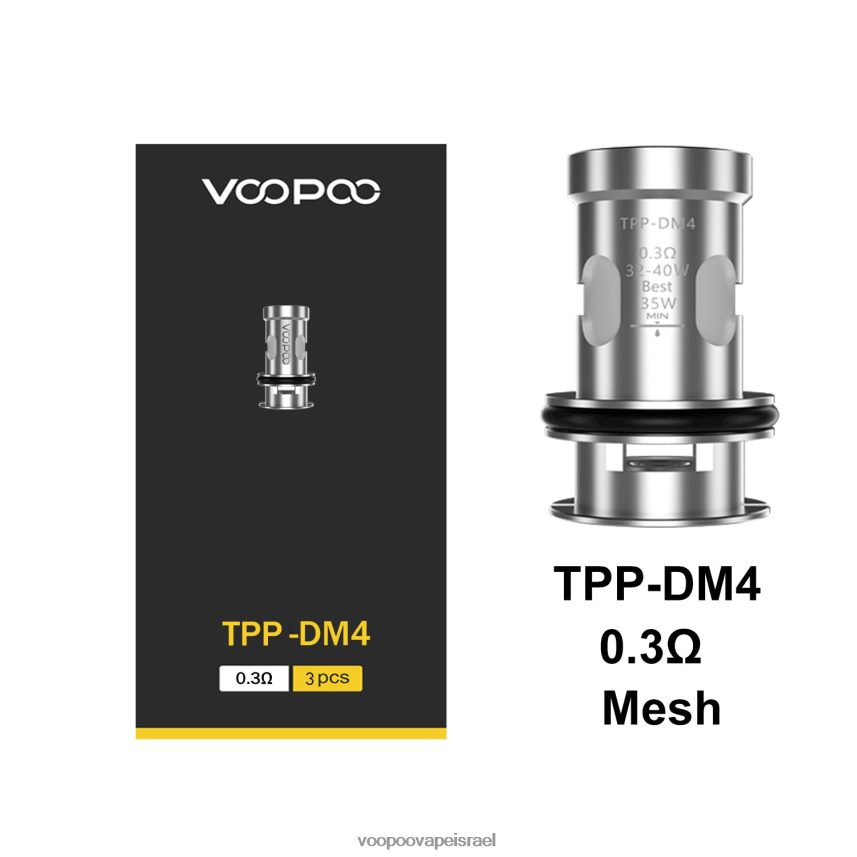 VOOPOO Israel - VOOPOO TPP סלילים (3 יחידות) tpp-dm4 882ZTZ611