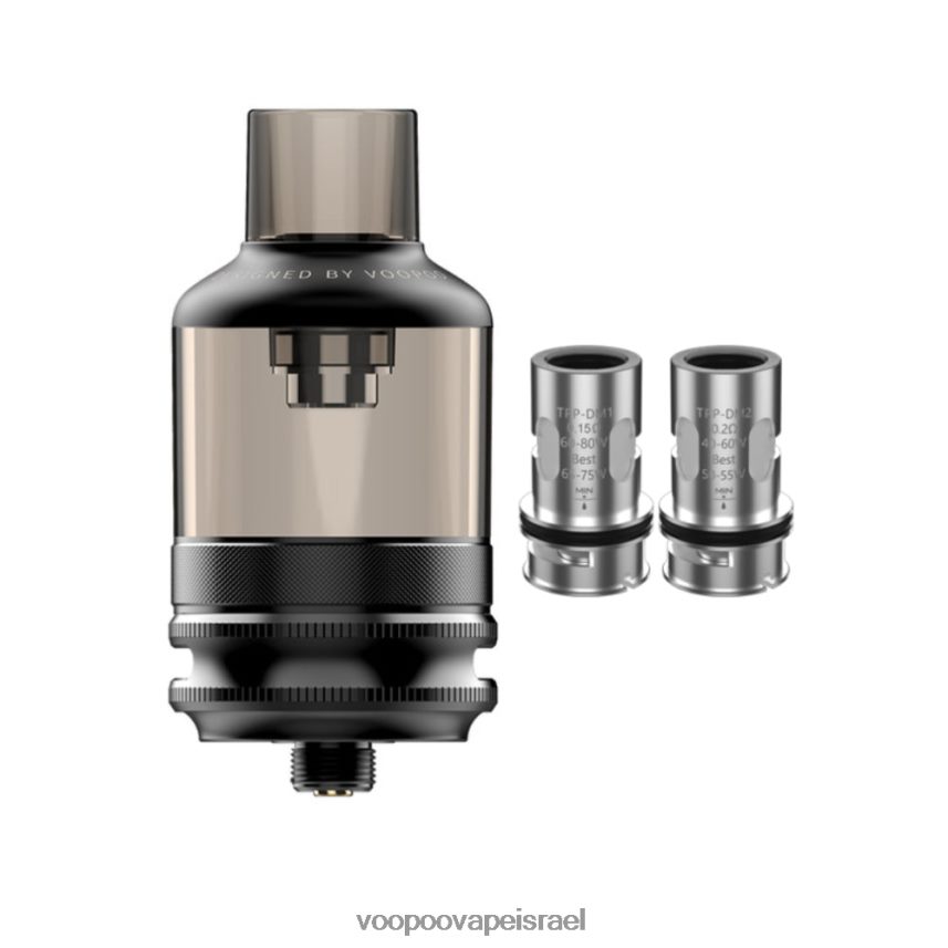 VOOPOO Vape Israel - VOOPOO TPP מיכל תרמיל שָׁחוֹר 882ZTZ542