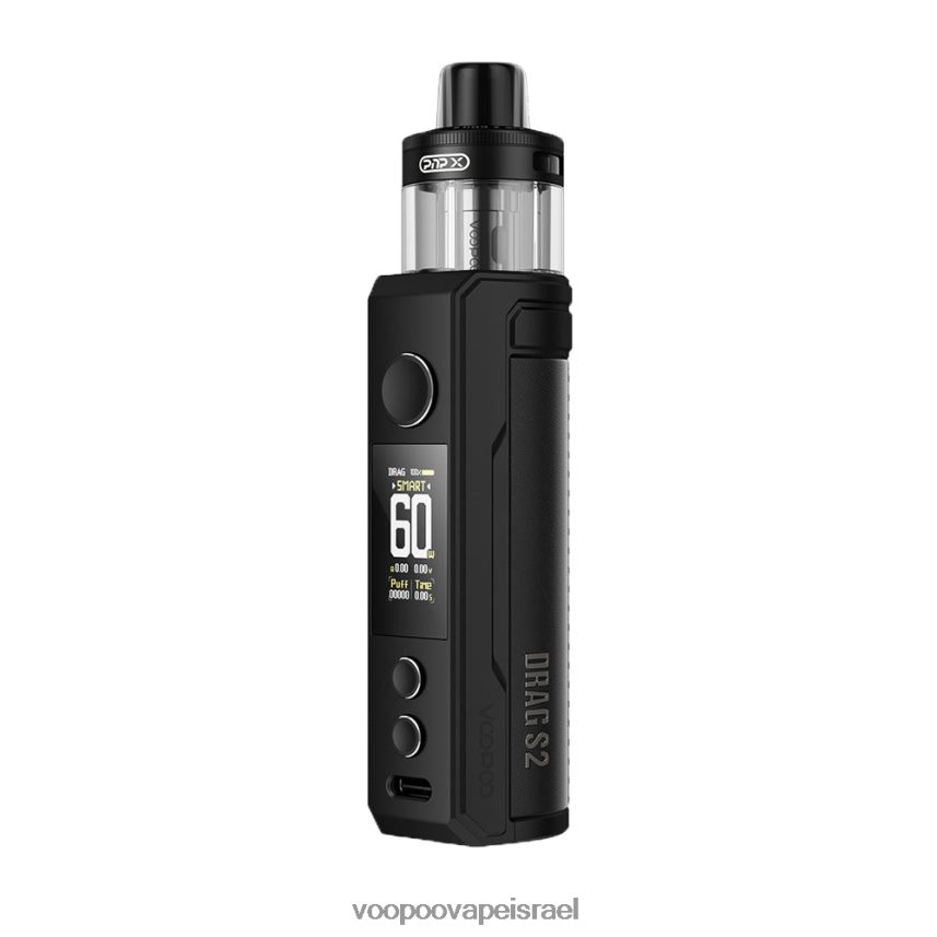 VOOPOO Israel - VOOPOO DRAG S2 ערכת פוד מוד ספריי שחור 882ZTZ261