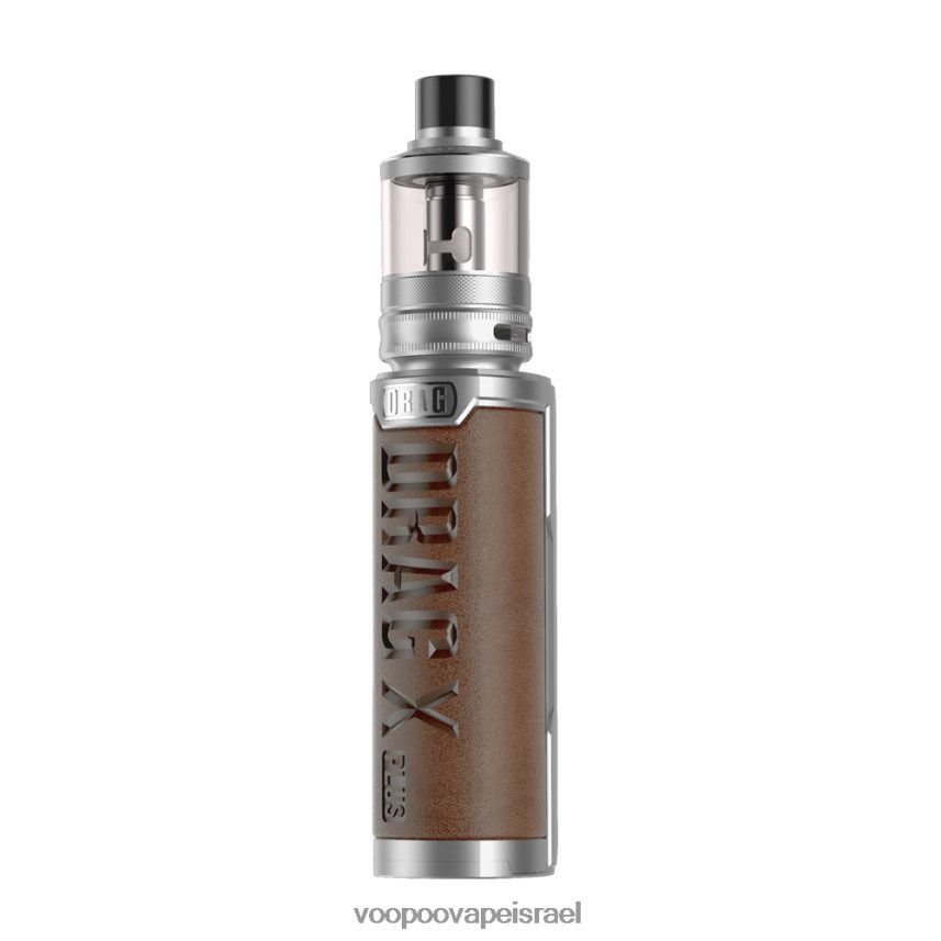 VOOPOO Israel - VOOPOO DRAG X PLUS מהדורה מקצועית כסף+חום רטרו 882ZTZ281