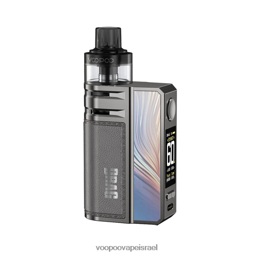 VOOPOO Vape Amazon - VOOPOO DRAG E60 ערכת תרמילים מתכת אפורה 882ZTZ189