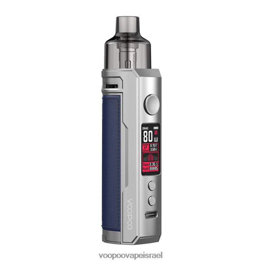 VOOPOO Vape Amazon - VOOPOO DRAG X ערכת פוד מוד כחול כסוף 882ZTZ179