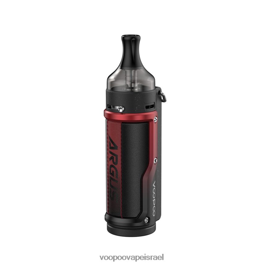 VOOPOO Vape Argus Israel - VOOPOO ARGUS ערכת פוד מוד עור ליצ'י ואדום 882ZTZ75