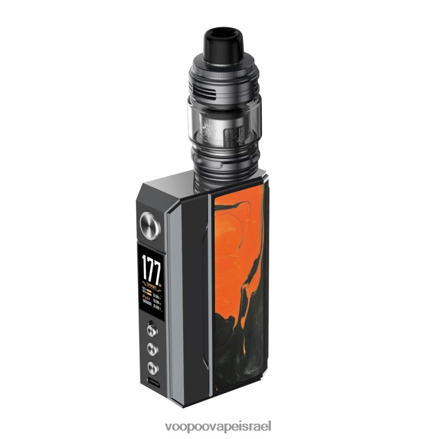 VOOPOO Vape Argus Israel - VOOPOO DRAG 4 קִיט מתכת אקדח+כתום טרופי 882ZTZ165