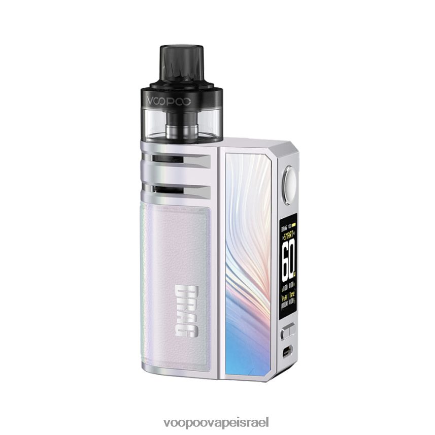 VOOPOO Vape Gene - VOOPOO DRAG E60 ערכת תרמילים כסף קשת בענן 882ZTZ186