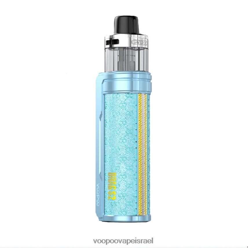 VOOPOO Vape Pen Israel - VOOPOO DRAG S2 ערכת פוד מוד כחול שלג 882ZTZ264