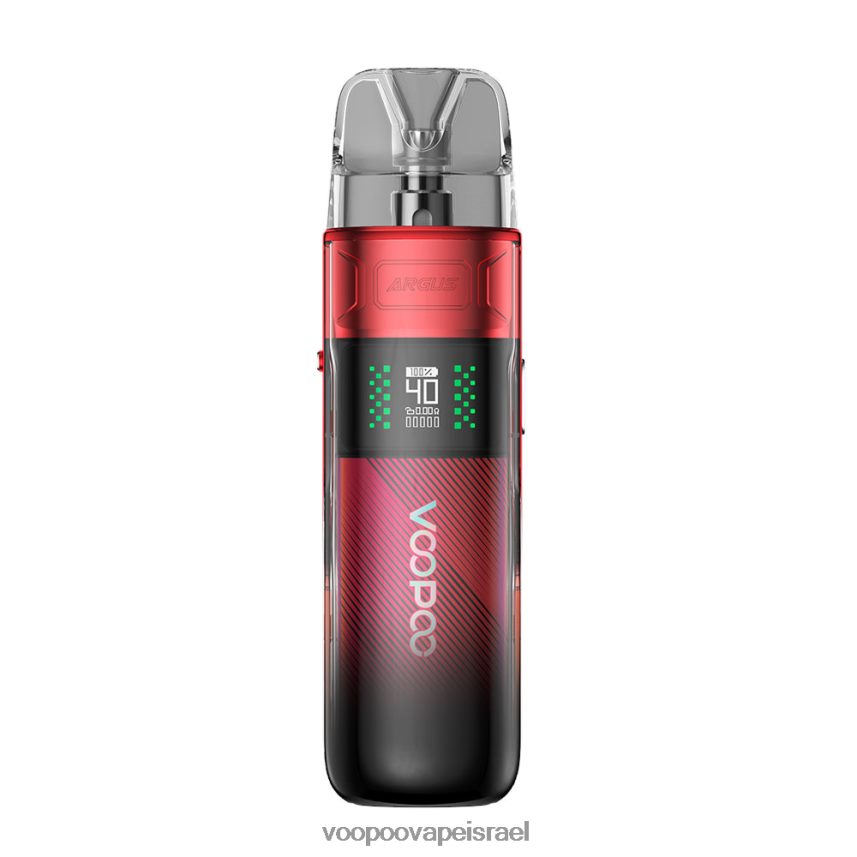 VOOPOO Vape Review - VOOPOO ARGUS E40 ערכת תרמילים אדום מודרני 882ZTZ127